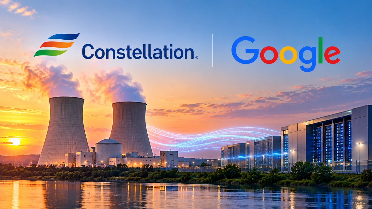 ftr_investors's tweet photo. $GOOGL $CEG Alphabet is reportedly nearing a $1B+ multi-year nuclear power deal with Constellation Energy to help meet surging electricity demand from AI data centers 🤖⚡

The deal could be announced as soon as this week. https://t.co/80Hcky2hH6