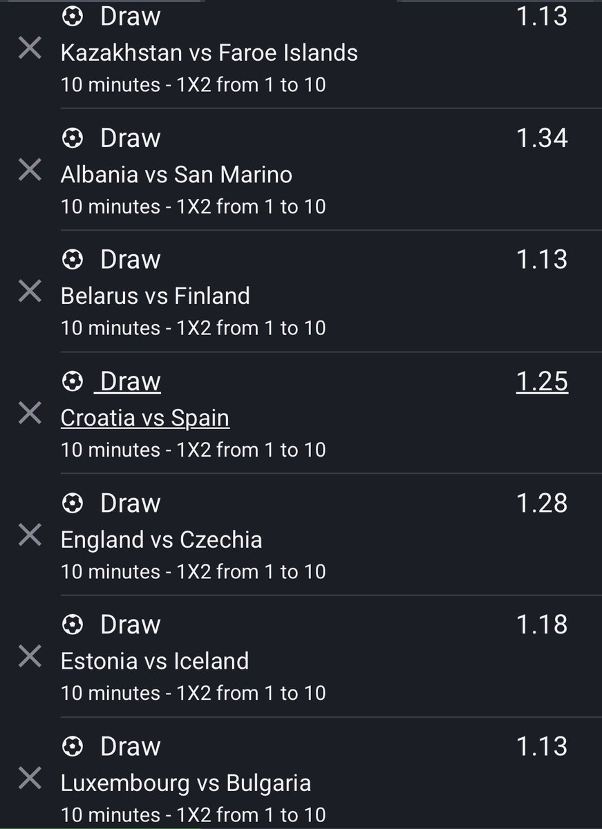 Bettips123's tweet photo. All today

YDECW2

10mins draw ✅
Reduce line and edit to your taste✍🏼
#sportybet #soccer #boom #code https://t.co/pPagjyPwYA