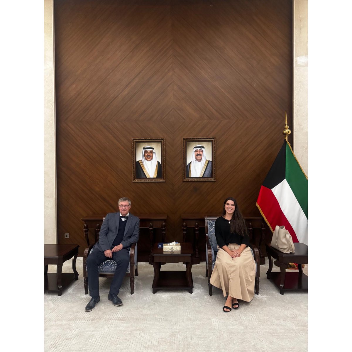 CzechEmbKuwait's tweet photo. 🇬🇧 The Czech Embassy in Kuwait supports education and professional development among young people. In cooperation with @dzs_cz, the embassy team has welcomed intern Natalia Haddad, who, thanks to the #Erasmus programme,⬇️ https://t.co/gzDj1gyGSs