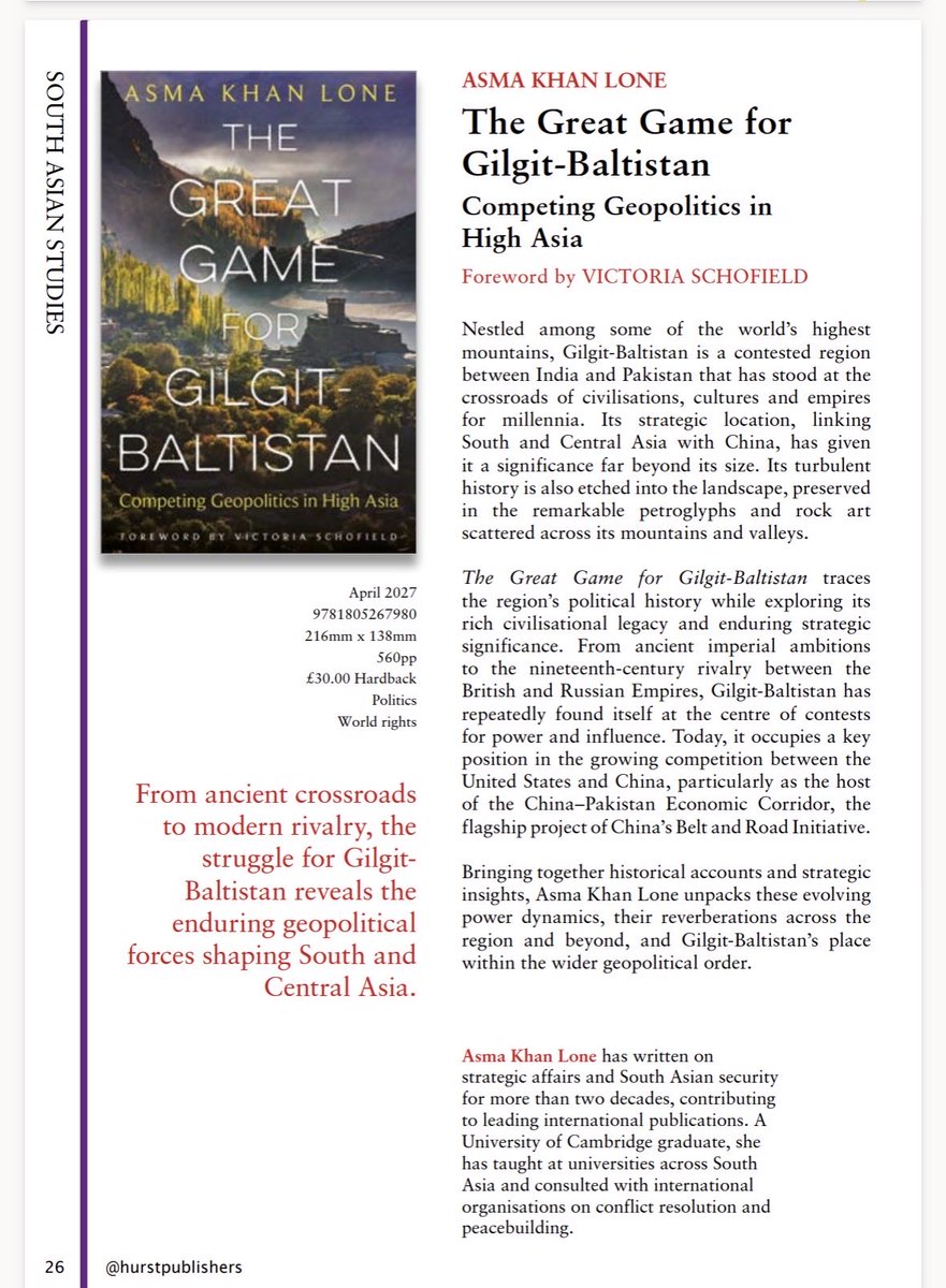 AsmakLone's tweet photo. Finally, I present my work!

Mapping the political and cultural history of Gilgit-Baltistan, host territory of CPEC, part of China’s BRI vision, the region plays a key role in shaping regional geopolitics including the India-China dynamic and also the US China competition @Hurst https://t.co/6LptSJhNmM