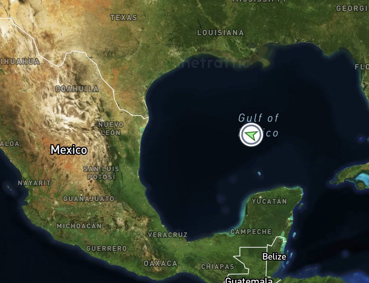interstellargw's tweet photo. S40 Recovery: 

Vessel Forte and Starship 40 are a few hours over a day away from the Port of Brownsville. 

Dock Location ⬇️ https://t.co/xfZc802iL9