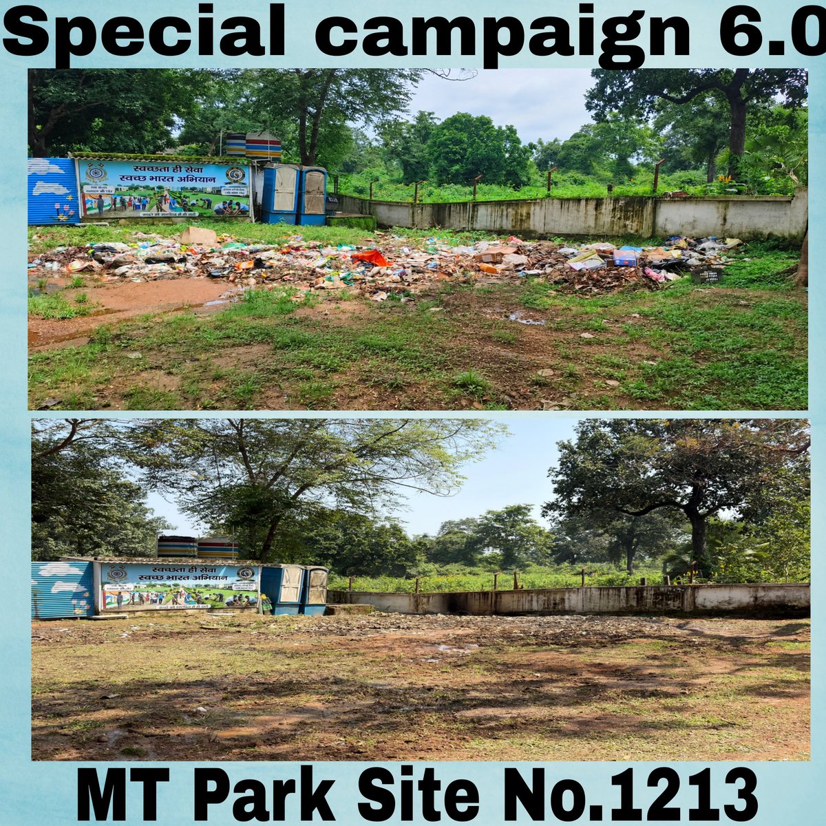 170BNCRPF's tweet photo. Special Campaign 6.0 के अंतर्गत वाहिनी द्वारा चयनित स्थलों पर विशेष स्वच्छता अभियान चलाकर साफ-सफाई की गई। अभियान के माध्यम से स्वच्छता, जन-जागरूकता एवं स्वच्छ वातावरण बनाए रखने का संदेश दिया गया।

#SpecialCampaign 6.0 https://t.co/TDNV1wgue6