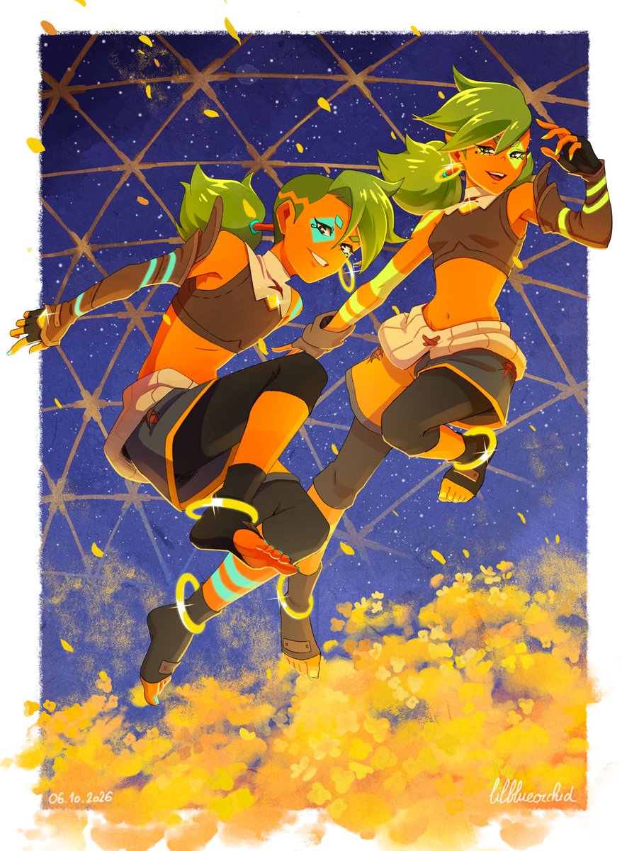 Lilblueorchid's tweet photo. 27th rotation around the sun!!! ☀️
I promised myself I would finish this drawing in time for my bday and I did it. 🥹 #dragonstriker https://t.co/58fKjDfTQV