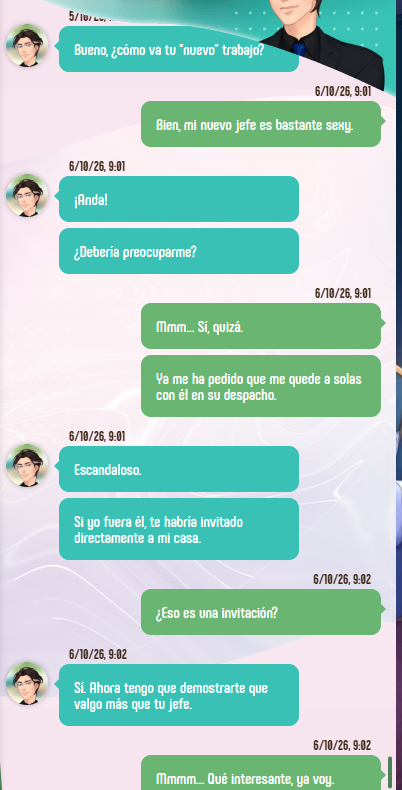 AetMendal's tweet photo. Mensaje Jason ep. 25.
⚠️ RUTA GOLDREAMZ.
La otra opción era decirle que es un capullo. Tentador, pero jaja ahí vamos. <3

#JasonMendal #AS #MCL #CDM #Jasontwt #cdmtwt https://t.co/dxLhi1BezL