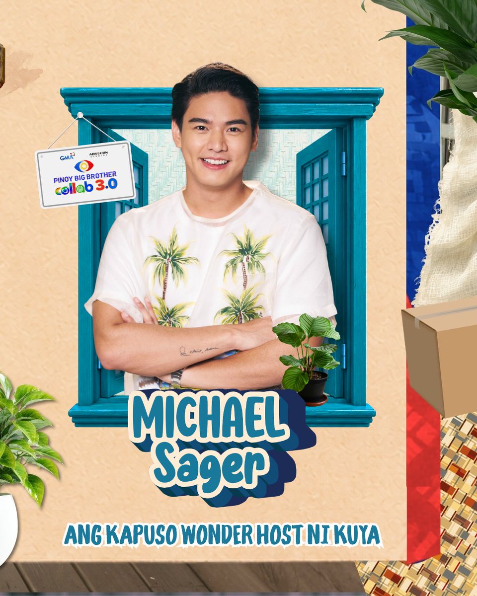 PBBabscbn's tweet photo. WELCOME SA PAMILYA NI KUYA! 🏠

Excited nang makapagkulitan sa Online World ang Kapuso Wonder Host na si Michael Sager sa panibagong season ng Pinoy Big Brother Collab 3.0!

Ngayong October na! ✨
#PBB #PBBCollab3 #PinoyBigBrother

📸 Filtra Shots https://t.co/Gi0iNwmrxd