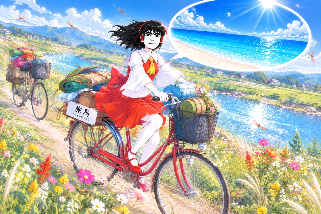 18yuukasama's tweet photo. 『あだゔ様の日本一周の旅・壱
〜まだ見ぬ海を目指してwithちび魔理沙〜』
（※このポストがアップされている頃には、
もう海に辿り着いてましたねおめでとうです。）
#あだゔ　#adavchan https://t.co/07WZ1C3IrT