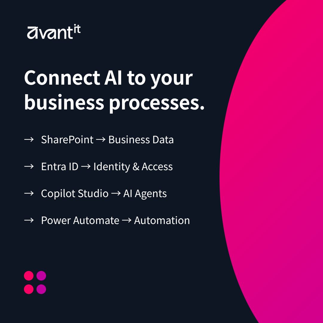 avantithq's tweet photo. Educational Tuesday 💡 How do you build a secure AI workflow?

→ Protect your data
→ Control access
→ Automate with Power Platform
→ Add governance
→ Monitor AI use

💡 Secure AI = data + identity + automation + governance.

#Microsoft #PowerPlatform #Cybersecurity #AvantIT https://t.co/qknQJY2wf0