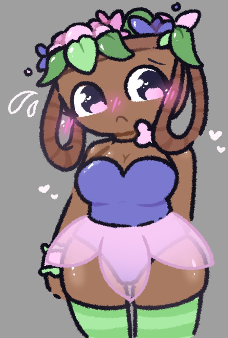 Smol_Galaxies's tweet photo. Shes feeling a bit shy 

As promised, heres Bassie! 🌷🌺 https://t.co/K0HuULsIvE