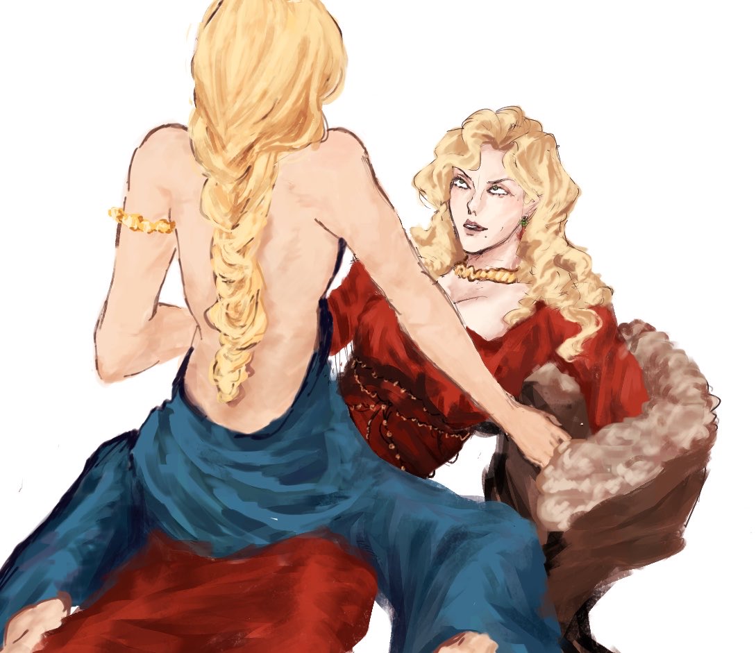 oomphiest's tweet photo. bruh what are my queens doing #asoiaf #eldenring https://t.co/NBS3yEup6H