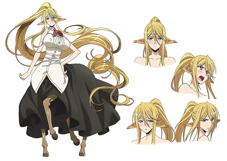 Hathi10Hathi's tweet photo. 女性ケンタウロスのスカート、
・馬体部分を全て覆う
・そもそも下を着ない
などのパターンもあって奥が深い https://t.co/tAXY53j3ov