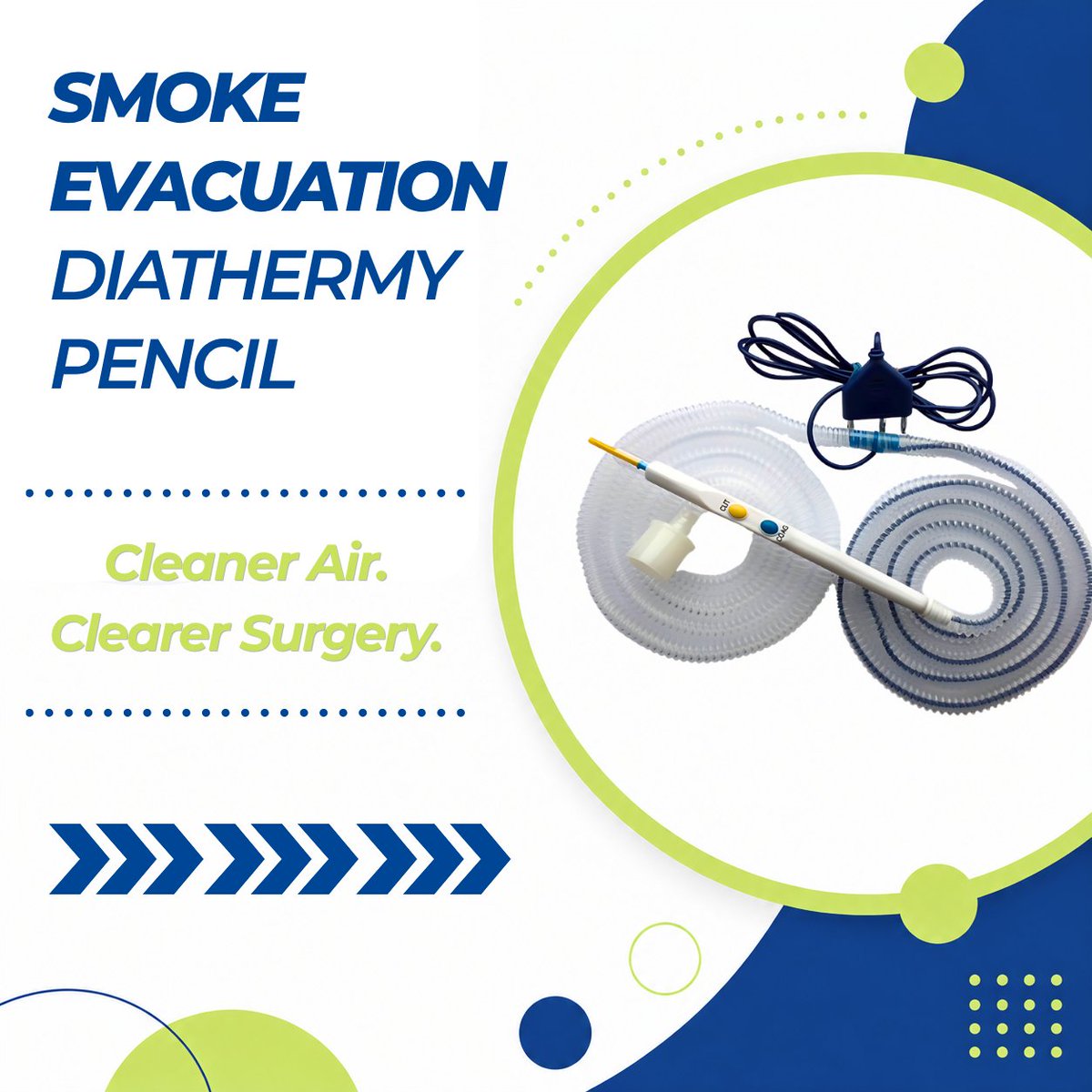 JuddMedical's tweet photo. Our Smoke Evacuation Diathermy Pencil is designed to capture smoke directly at the source while providing the electrosurgical functionality clinicians need.
A simple way to help create a cleaner &amp; clearer operating environment for everyone in theatre.
📞 01527 559010 https://t.co/DYdcLOWdn4