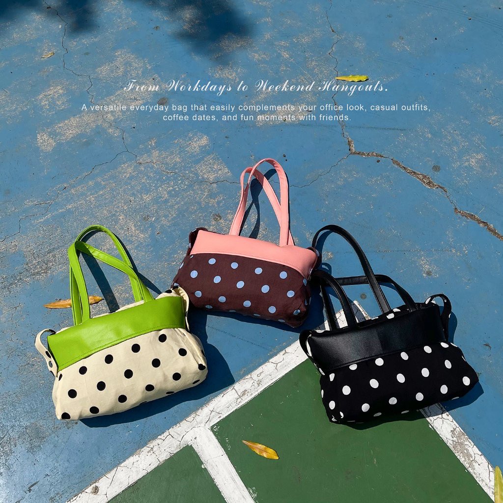 yappykitty's tweet photo. GAMAU GATEKEEP… TAS POLKADOT SEIMUT INI HARUS KALIAN LIAT 😭💖 https://t.co/7aeFVAp85p