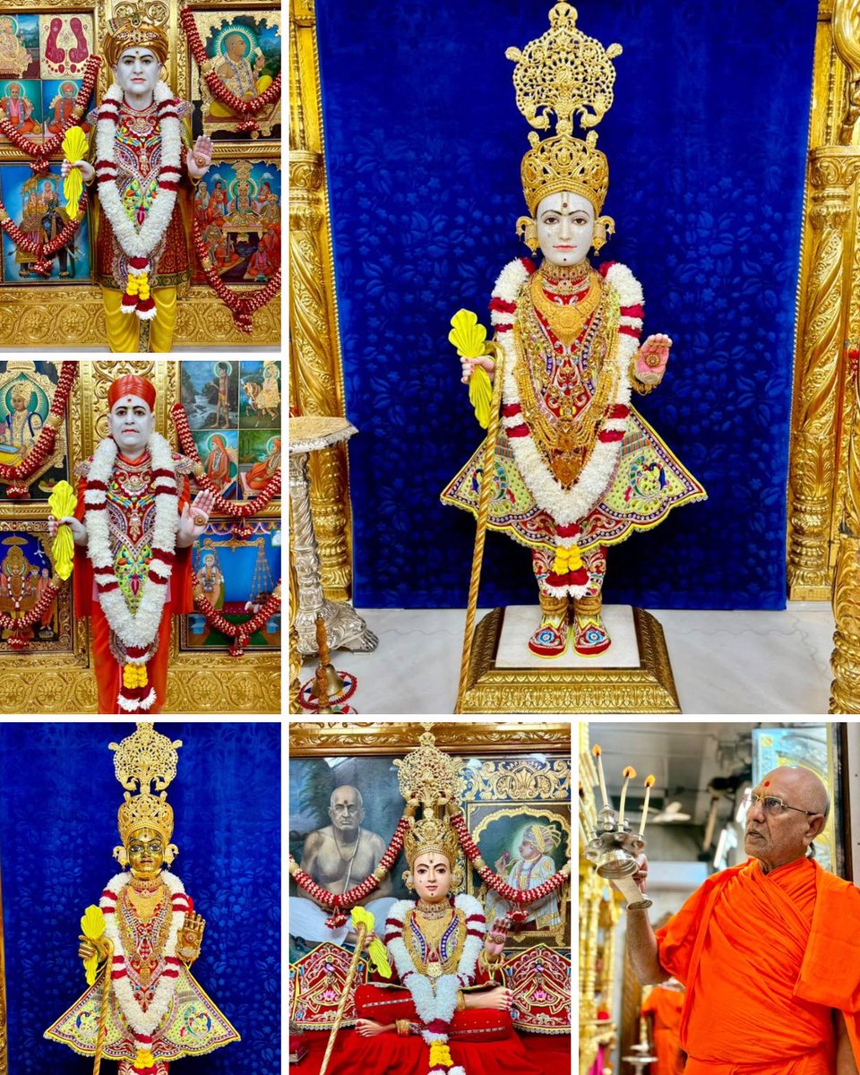 SGadiManinagar's tweet photo. Divine Shangar Darshan 🙏

Bhadarva Vad - 11 Indira Ekadashi

#SwaminarayanGadi #ManinagarMandir
Lord Shree #Swaminarayan
#ShreeMuktajeevanSwamibapa
#Ahmedabad https://t.co/WuQvf5xRDA