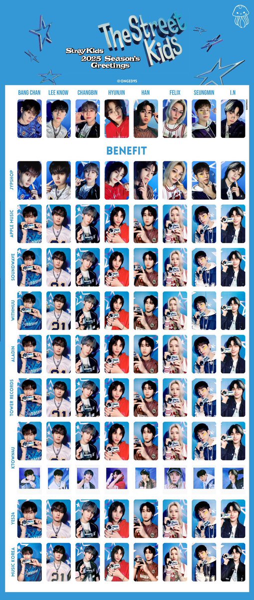 shoyoskz's tweet photo. (just a reminder lol) seasons greetings pobs always have more than one store using the same photo is common…. 

- fans shop and xiaomang = are different from all of them.
- apple music, ktwon4u, music plant, aladin, goodfox, withmuu, dearmymuse = same pob photo 
-  kpop2together, kpop friends, soundwave, musickorea, everline makestar, yes24 = same pob photo