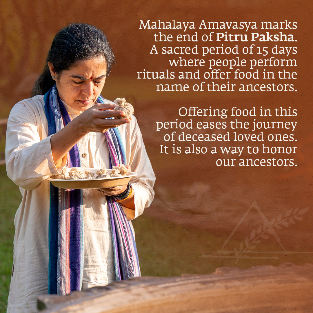 ishafoundation's tweet photo. Be part of the timeless tradition of offering Annadanam on the auspicious occasion of Mahalaya Amavasya and honor all who have come before us.

Donate: https://t.co/2azak5u2Z3 https://t.co/kn9K42pPSz
