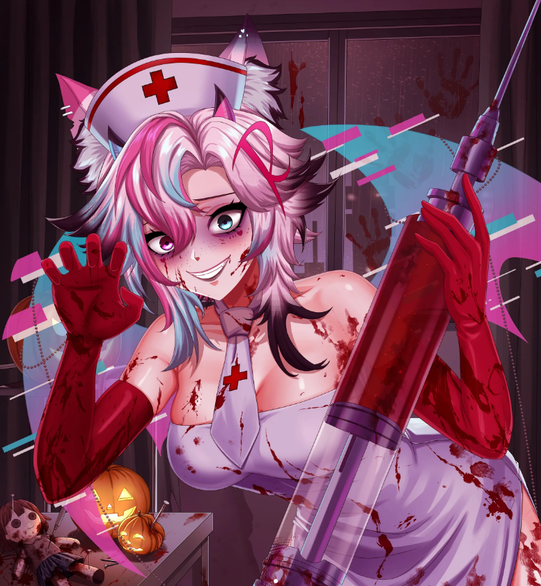 RavennaNya's tweet photo. ~ Want FREE stuff, Here's FREE thing: Week 46! ~

🩷✨ Ends in:  24 HOURS ✨🩵

🎁1 Winner gets: Nurse YCH 

Rules to Join:
~ Follow @RavennaNya &amp; @angrycomputer43
 ~ Like and RT
~ Comment refs below https://t.co/E2RkQbuDdi
