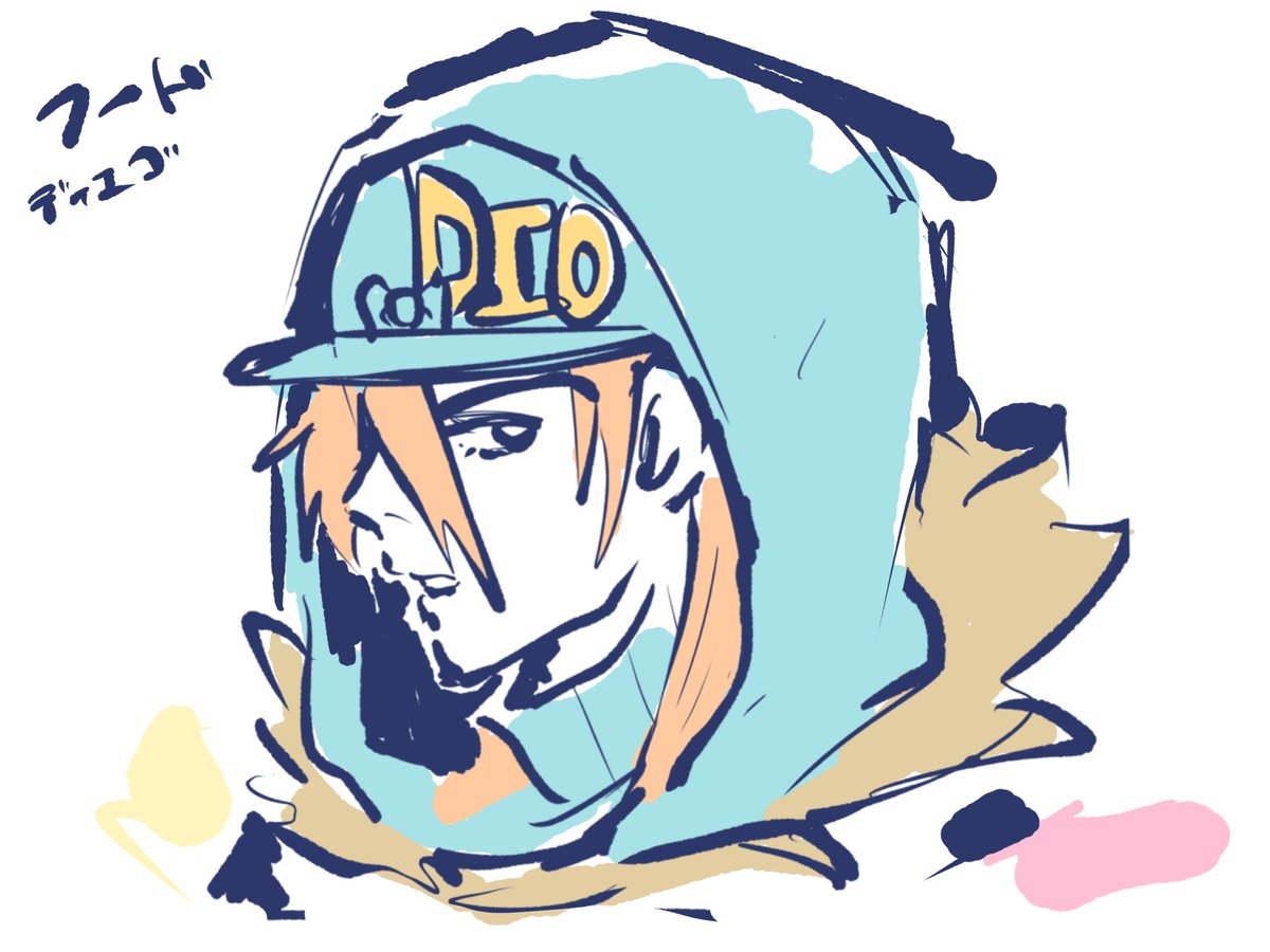 ponkichi_072's tweet photo. 色つけたらくがき載せとく
 #jjba https://t.co/sYpoQrfgmM