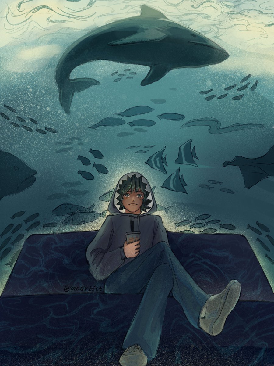 mcsrtist's tweet photo. 7: with the fishes #dolqhinfanart #mcsr https://t.co/blJQ175Zq7
