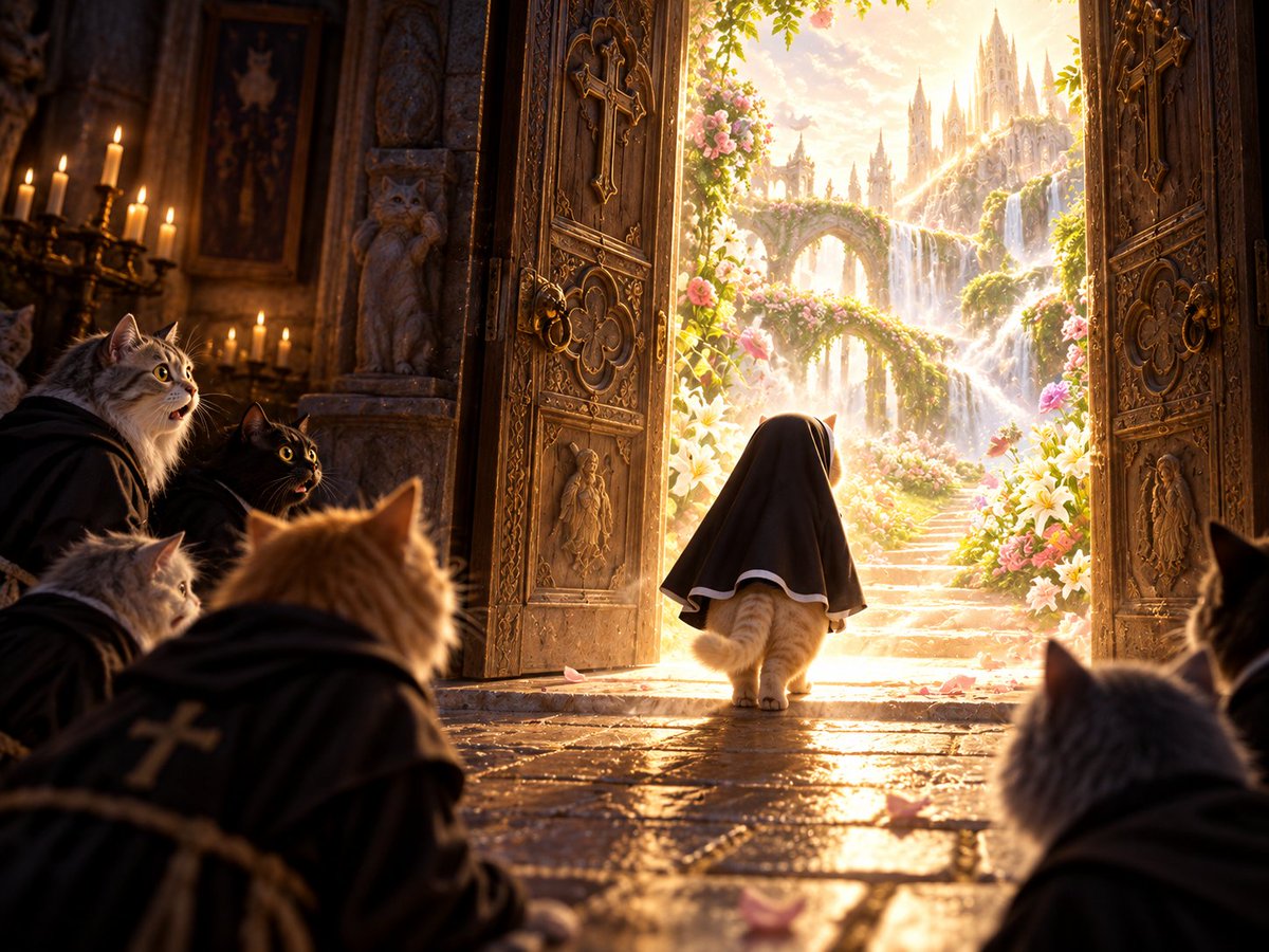 lil_vacat's tweet photo. Nine lives and one heavenly entrance
$VACAT https://t.co/8vTOJU0s3B