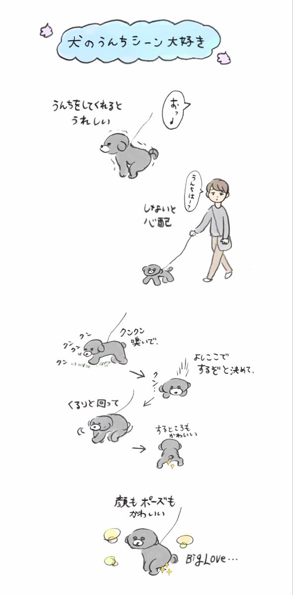 gyuunyuu_umai's tweet photo. 犬のうんちシーン https://t.co/2oEtDuyTIo