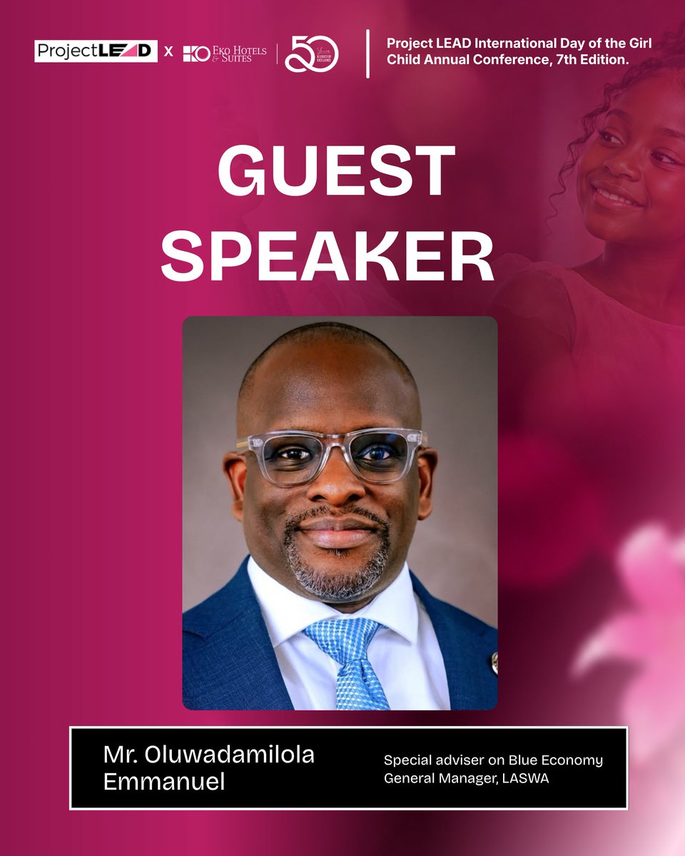 ProjectLEADng's tweet photo. Guest Speaker unveil 🥁🥁🥁

From waterways to pathways for girls — we are bringing diverse leadership to the girls!

#projectleadng #projectleadidgc2026 #herchoiceherfutureherlegacy https://t.co/i80aUdUbyw
