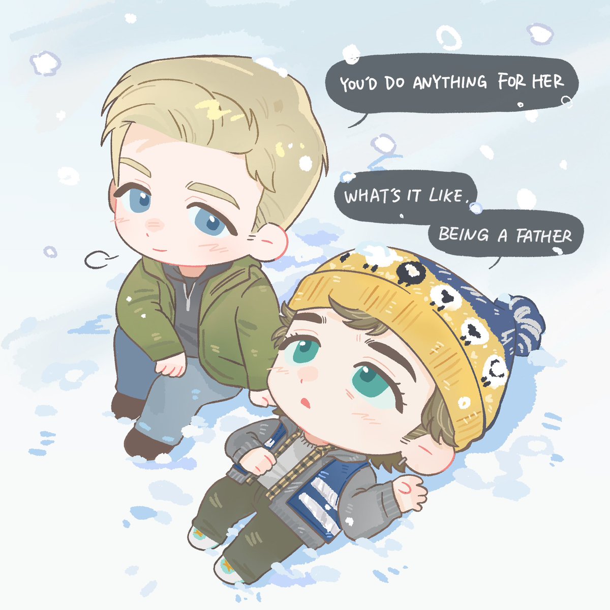 sennMUU's tweet photo. What it takes to be a father❄️
#ResidentEvil  #ResidentEvilVillage 
#EthanWinters #BryanHodukavich https://t.co/2wlR8wzFiI