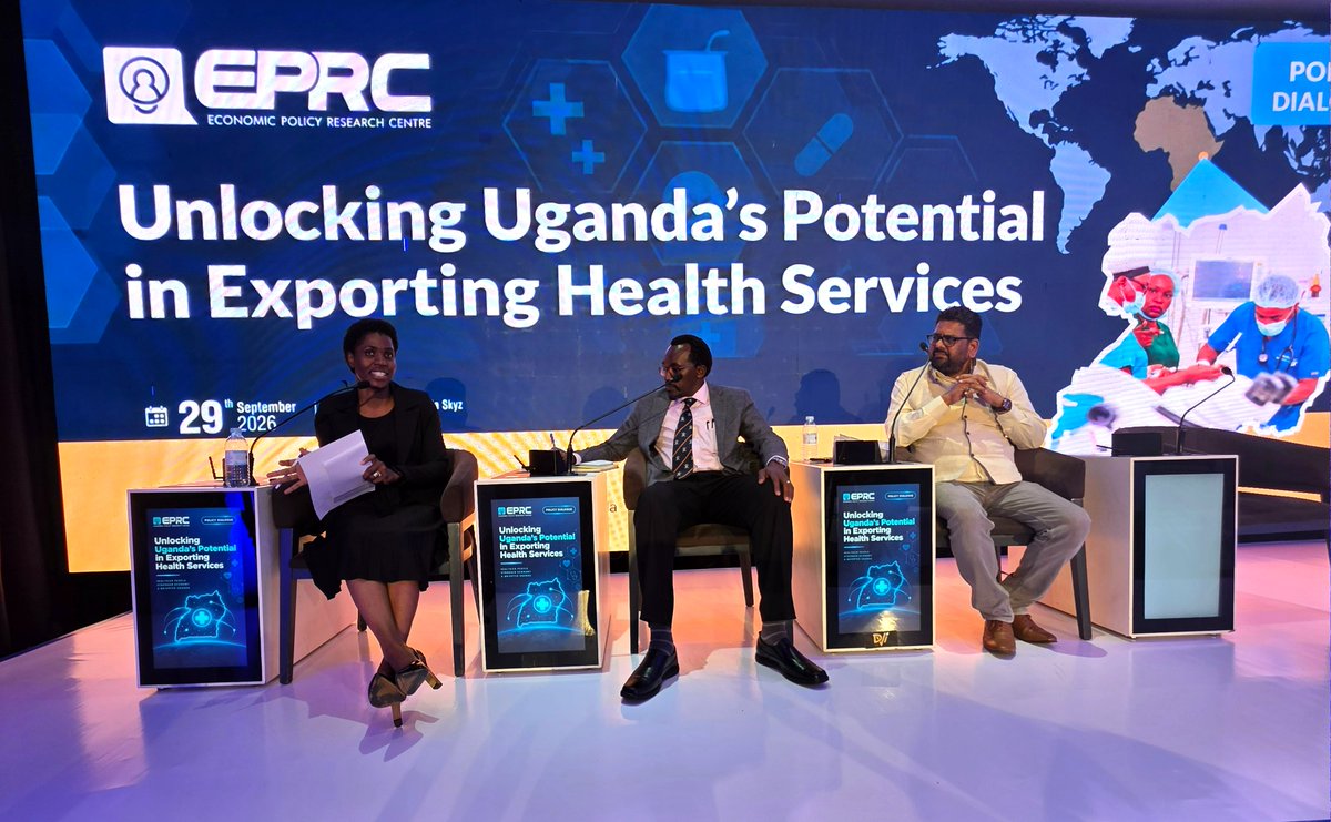 EPRC_official's tweet photo. News blog: Btn 2015 &amp; 2024, Uganda’s annual health services exports surged from $3.3 million to $26.8 million. Uganda could hugely boost these earnings, experts have said during a recent @EPRC_official high-level policy dialogue.  Read about it here:  https://t.co/YaiOJrdDBT https://t.co/3Oj8sp9XD5