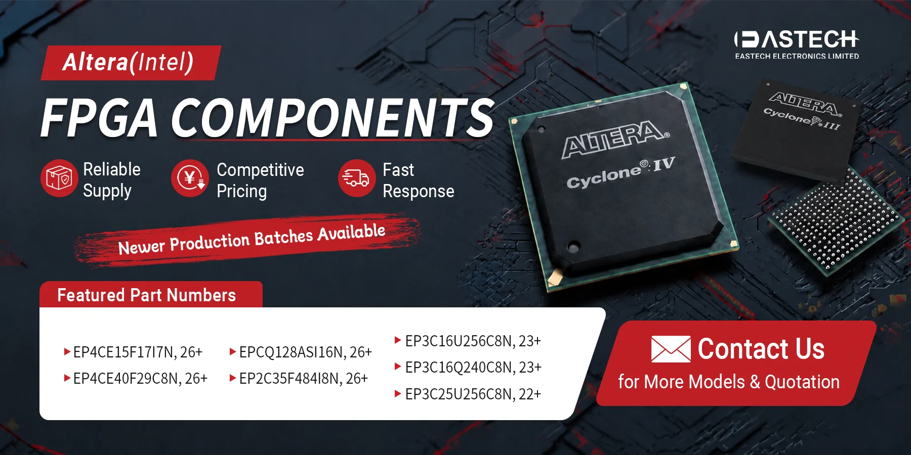 Eastech - Global Electronic Components Provider on X: 