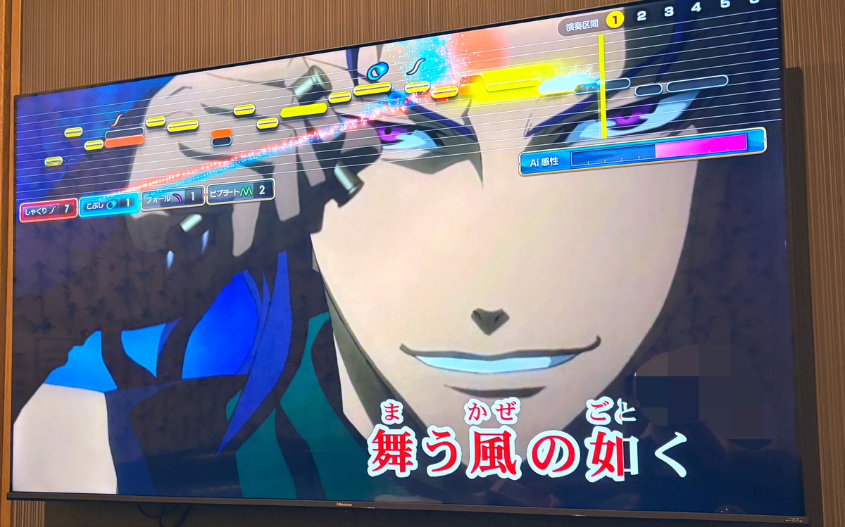 MakoMomose's tweet photo. 最後に大好きなOP曲を歌って〆

十六夜涙の時にもうちょい撮れば良かった〜！
よく見たら新八さん舞風の時は見失ってなければ写ってないんやね😂 https://t.co/WsvjxJhDvb