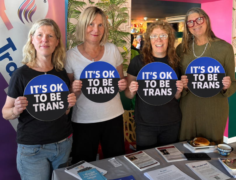TransLucent_Org's tweet photo. TransLucent is pleased to confirm that it is OK to be Trans (and it's OK to be Gay). 

#ItsOkayToBeTrans
#ItsOkayToBeGay
#CPC26
#TransRightsAreHumanRights
#BanConversionTherapy https://t.co/xPZuhluziD