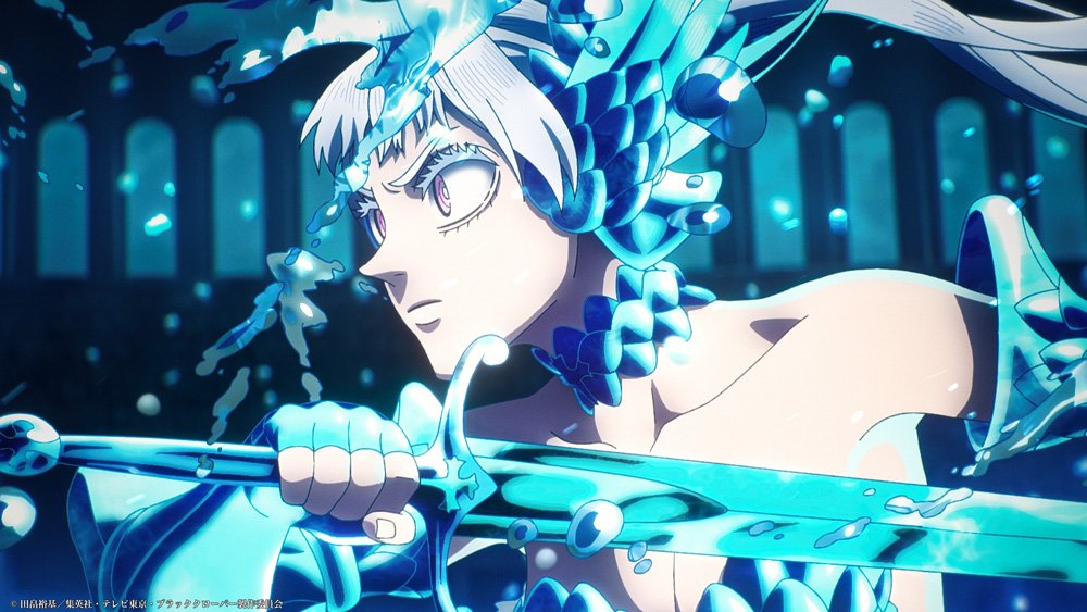 HikariSuzuki14's tweet photo. Queen Noelle looks absolutely stunning 💙👑 
I'm so hyped to see her fight and her from animated 🤭😖 https://t.co/cNCRGeULZU