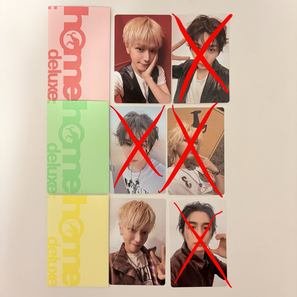 2oo3yookangmin's tweet photo. BOYNEXTDOOR ボネクドHOME DELUXE HAZE OVERDRIVE SPARK リパケ トレカ 交換 

求:画像1枚目💖 ジェヒョン

譲:画像2枚目 リウ

10/10会場での手渡しor郵送📮でのお取引可能です。お気軽にリプDMにてお声がけください(⋆ᴗ͈ˬᴗ͈)”
※1枚目画像お借りしております💦 https://t.co/Gq04xz1EP5