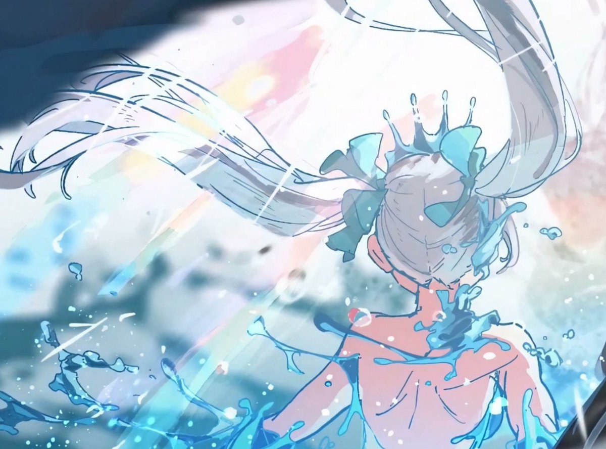 HikariSuzuki14's tweet photo. Queen Noelle looks absolutely stunning 💙👑 
I'm so hyped to see her fight and her from animated 🤭😖 https://t.co/cNCRGeULZU