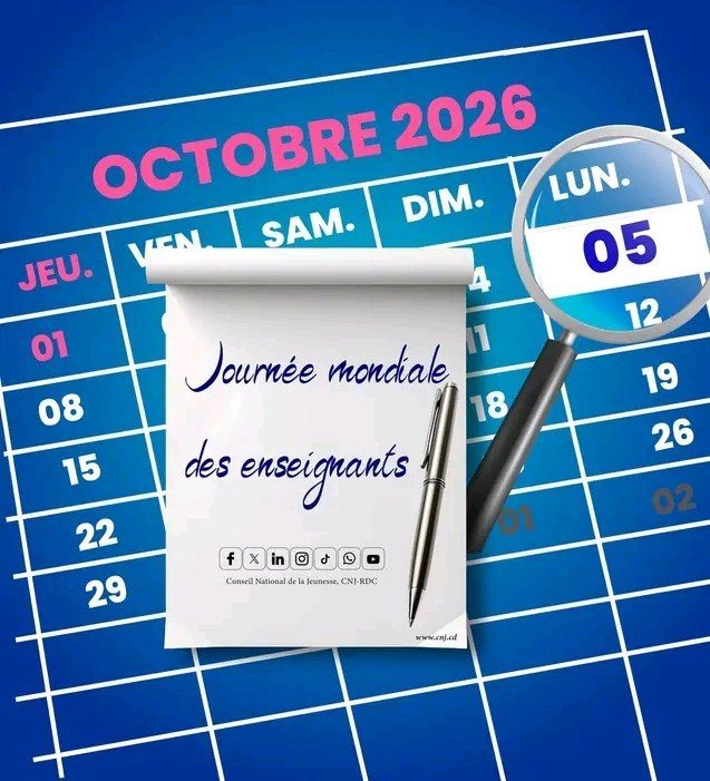 SolangeMajeje's tweet photo. À l’occasion de la Journée mondiale des enseignants, nous rendons rend hommage à celles et ceux qui transmettent le savoir, éveillent les consciences et bâtissent l’avenir. À tous les enseignants de RDC, merci pour votre engagement au service de la jeunesse et de la communauté. https://t.co/jMCQgFDY3t