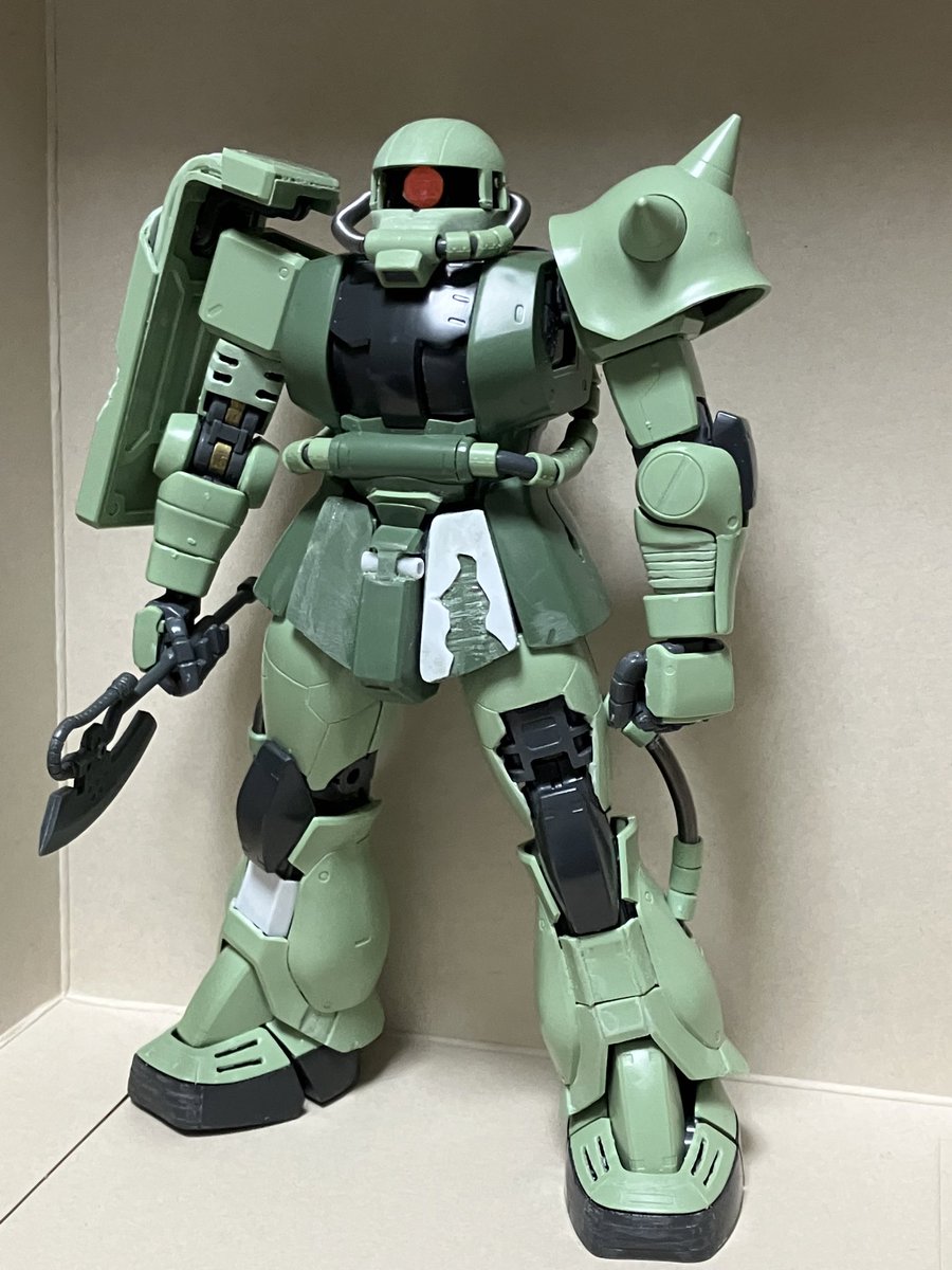 WcXfhFk9roU9N3e's tweet photo. #プレバンSPWEEK

ククルス・ドアンの1/144ザク

発売開始時に手に入らなかったので、MGの1/100で世の中に商品が届く前にイキがって作らせてもらった思い出

幸い、後に正規品の1/144のものも作らせて頂けました

どちらも楽しかった思い出です🙇‍♂️ https://t.co/hzUdEJfI86