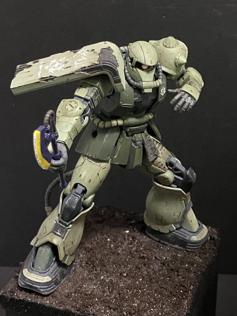 WcXfhFk9roU9N3e's tweet photo. #プレバンSPWEEK

ククルス・ドアンの1/144ザク

発売開始時に手に入らなかったので、MGの1/100で世の中に商品が届く前にイキがって作らせてもらった思い出

幸い、後に正規品の1/144のものも作らせて頂けました

どちらも楽しかった思い出です🙇‍♂️ https://t.co/hzUdEJfI86