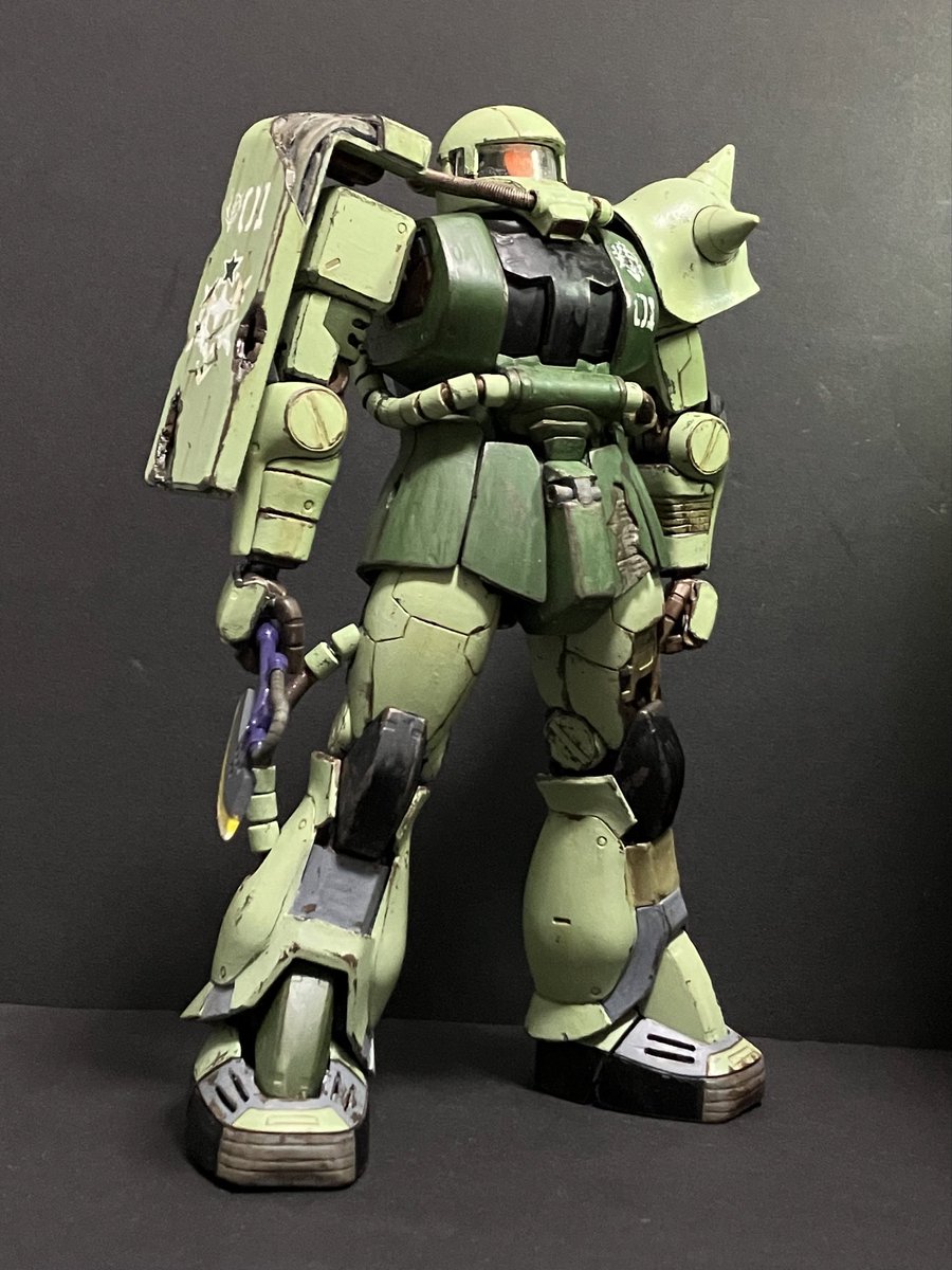 WcXfhFk9roU9N3e's tweet photo. #プレバンSPWEEK

ククルス・ドアンの1/144ザク

発売開始時に手に入らなかったので、MGの1/100で世の中に商品が届く前にイキがって作らせてもらった思い出

幸い、後に正規品の1/144のものも作らせて頂けました

どちらも楽しかった思い出です🙇‍♂️ https://t.co/hzUdEJfI86