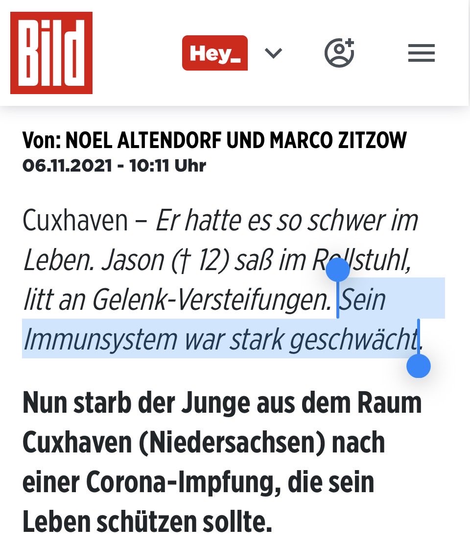 Quo_vadis_BRD's tweet photo. 1/ Bestätigt: „Suppression des Abwehrsystems“ durch mRNA-Impfung, dennoch STIKO-Empfehlungen für gerade VORERKRANKTE Kinder? @rki_de 

„Aber auch die Immunreaktion kann zu Aktivierung von bereits vorhandenen Problemen führen. So verstärken sich möglicherweise bereits bestehende Gelenkschmerzen durch eine Impfung mit einem mRNA-Vakzin. Als Gegenreaktion auf die Aktivierung des Immunsystems kann es zu einer SUPPRESSION DES ABWEHRSYSTEMS kommen, was, zwar selten, zum Beispiel die Entstehung einer Gürtelrose fördern kann.“ 

Dies sind die Worte der ehemaligen BioNTech-Vizepräsidentin, Nobelpreisträgerin und Wegbereiterin der mRNA-Technologie Katalin Karikó (https://t.co/N8rIebSuac).

Erinnerung an den vorerkrankten Jason (12), der im Herbst 2021 kurz nach mRNA-Impfung starb:

„Sein Immunsystem war stark geschwächt“, „hatte Vorerkrankungen“.

Medialer Tenor damals, um die „heilsbringende“ Covid-Impfung aus der Schusslinie zu nehmen: 

Jason starb „nicht allein durch BioNTech-Impfung“ (sic!). 

Wie beruhigend (Satire off)!!! 

https://t.co/z8G68VSwlq

https://t.co/fNM52DqGJF