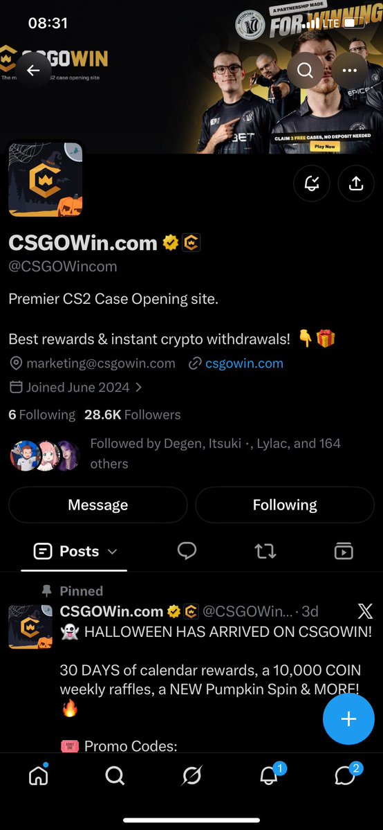 LeoAyo10's tweet photo. @CSGOWincom @Lighta888 @CSGOWinEsports Tagging @BarcaYQLA https://t.co/u6KTQP5j6H