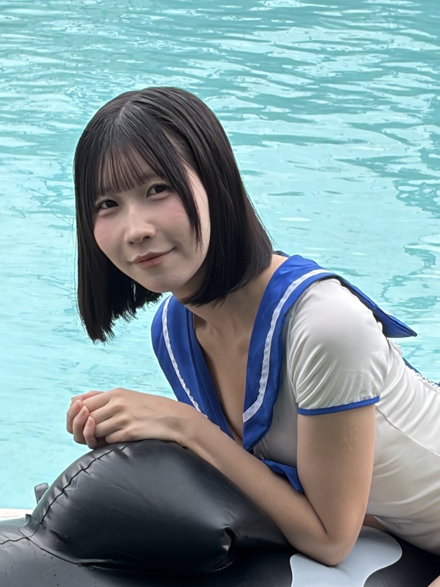 Z2Cyw's tweet photo. みくべり水色担当の水瀬おとちゃん
黒髪ボブの歌姫です
#近代麻雀水着祭2026
#水瀬おと https://t.co/V3gg3HnqLF