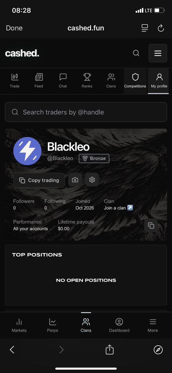LeoAyo10's tweet photo. @cashedfun Done ✅ 

Username: Blackleo 

Thank you!🤍 https://t.co/ZwDhXzAUb4