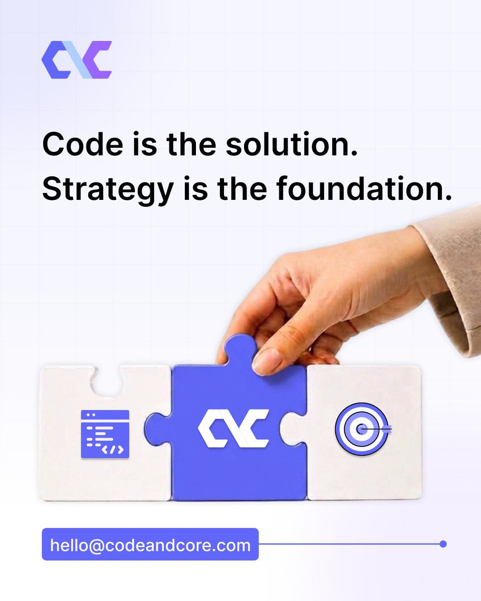 codeandcore's tweet photo. Everyone wants to jump straight to coding. The best teams don't. 💡

Goals. Users. Tech. Scale. Solve these first, and the code gets a whole lot easier.

Code is the solution. Strategy is the foundation.
📩 hello@codeandcore.com
#CodeAndCore #SoftwareDevelopment https://t.co/lPbwrJjYTV