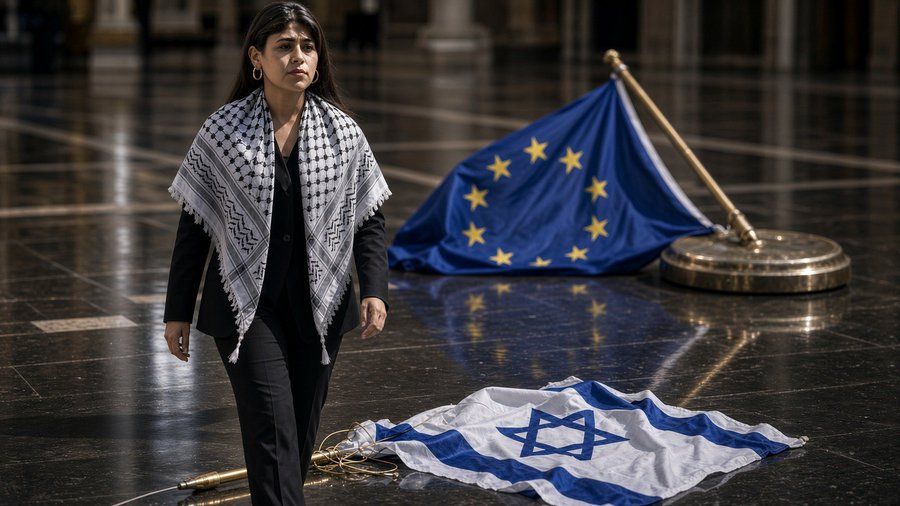LouFrance75's tweet photo. Rima Hassan, doit-être être démis de ses fonctions de représentante des français au parlement européen ? https://t.co/0RKYQjyTcm