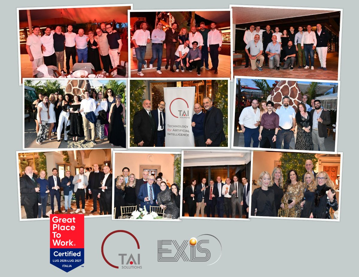 GPTWItalia's tweet photo. 🎉 Congratulazioni a Tai Software Solution ed Exis per l'ottenimento della Certificazione Great Place To Work® Italia!

🔗 Scoprite di più sull’azienda: https://t.co/4Z8aawNjhh

#GPTW #GreatPlaceToWork #lavoro #aziende #employerbranding #work #employees #gptwcertified https://t.co/sCmH0XnQQL