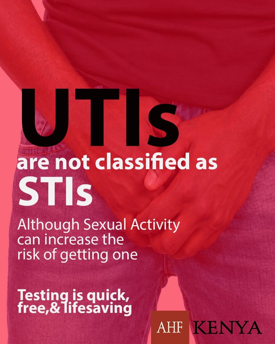 ahfkenya's tweet photo. Think you may have been exposed to an STI? Don’t wait for symptoms.
Visit any AHF facility for free STI screening and treatment. Know your status. Get treated. Stay healthy.
#AHFcares #KnowYourStatus #STIs https://t.co/U4691unHqV