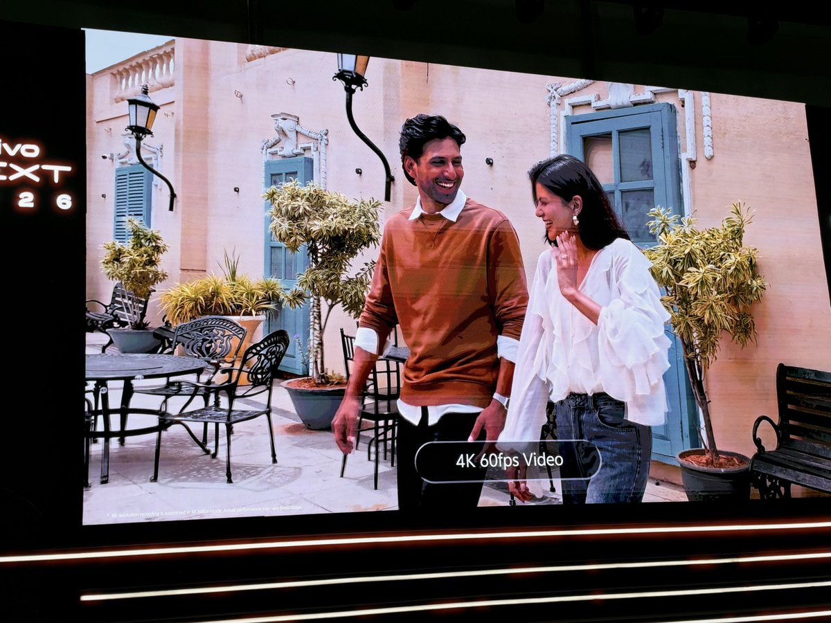 stufflistings's tweet photo. vivo V80 supports 4K 60fps video from both front and back. 

#vivoV80 #MyCinematicMoments #ZEISSPortraitSoPro https://t.co/4ytb2uhBO4