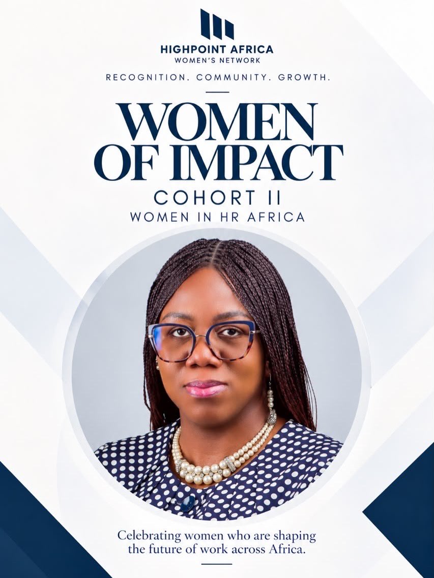 HPAwomennetwork's tweet photo. Ebere Okwarabizie represents the kind of HR leadership that connects people strategy directly to enterprise performance.
We celebrate Ebere
Okwarabizie (M.CloD, SPHRi) as a Woman of Impact | Cohort Il | Women in HR Africa.
#fypシ゚viral #womanofimpact #womensroom #womeninhr https://t.co/qvoxtordrM
