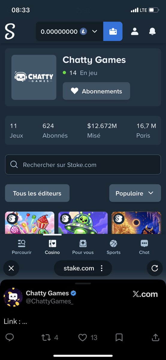 LeoAyo10's tweet photo. @ChattyGames_ Following on stake 💙

Stake username: Leoayo 

Thank you!🙏🏾 https://t.co/ctzeafpI6s