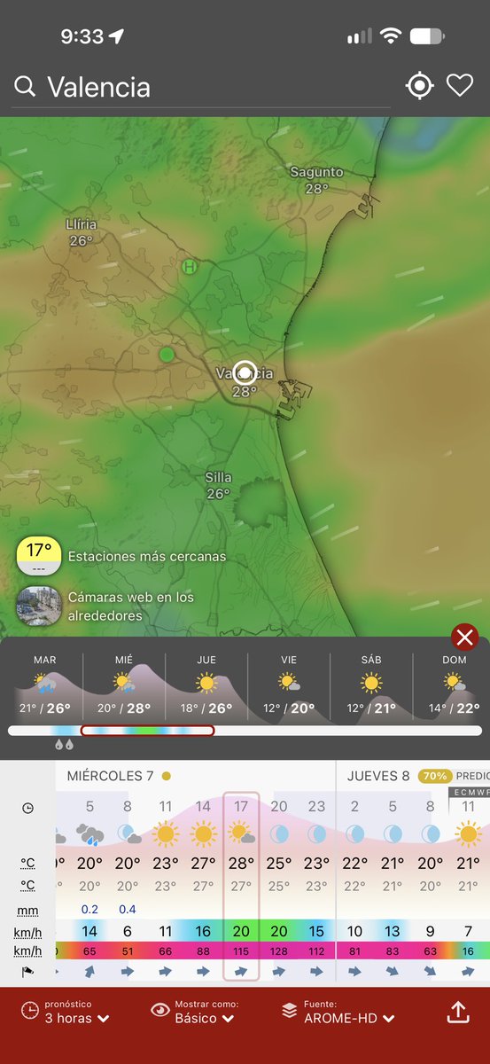 Josh737pilot's tweet photo. @Valencia_WX Algo falla en @Windycom 👀🫪 https://t.co/lqWvdmC7RF