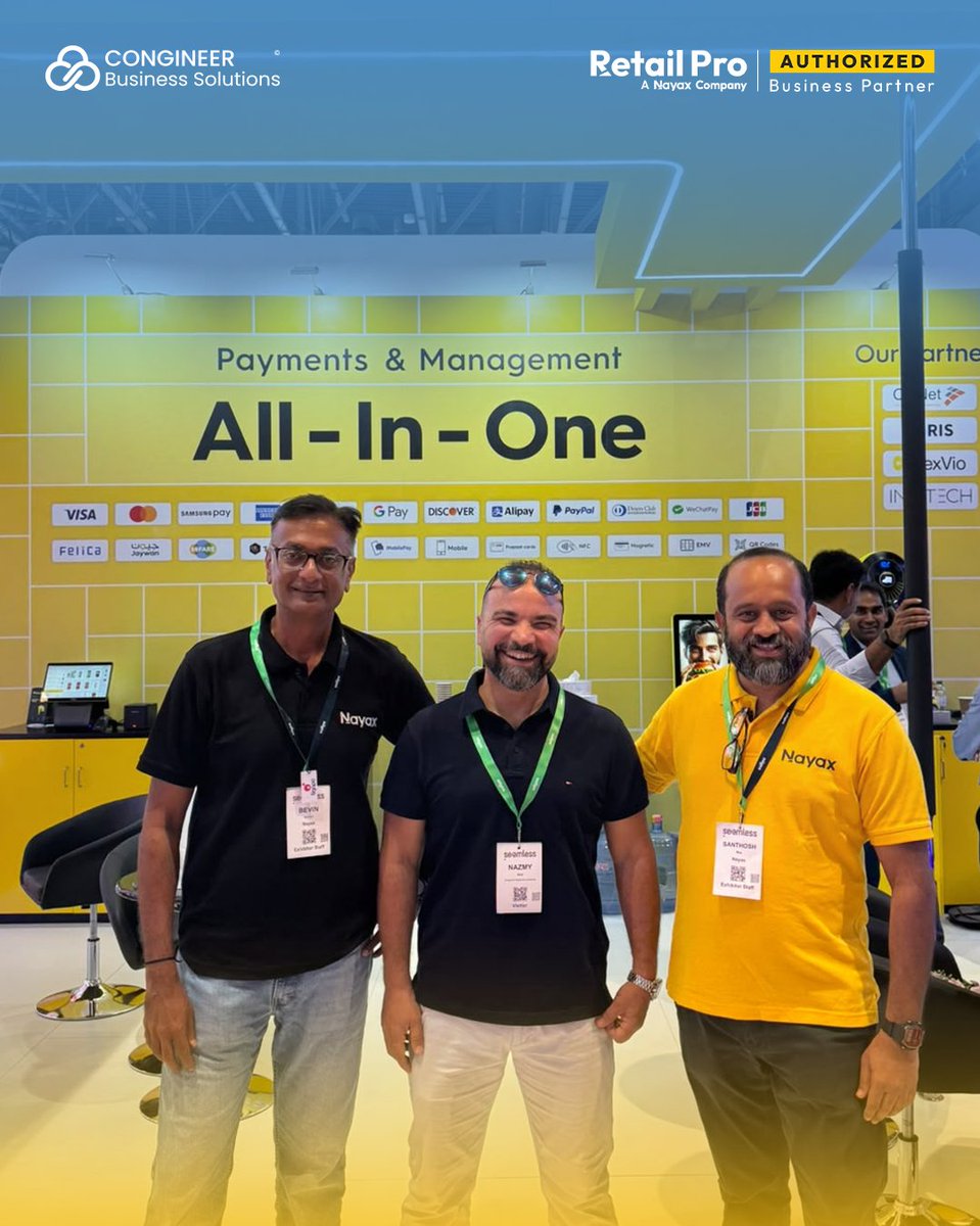 congineerbs's tweet photo. As an Authorized Business Partner, we turn global retail expertise into real value for our customers.

#Congineer #RetailPro https://t.co/fuq9JpCIjB